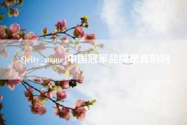 北京中国冠军品牌是真的吗