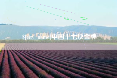 北京中国十七块金牌