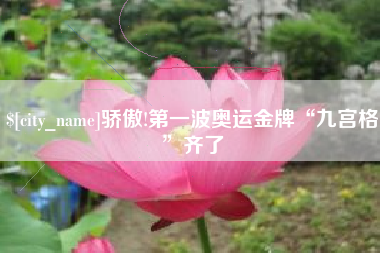 北京骄傲!第一波奥运金牌“九宫格”齐了