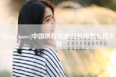 北京中国执行信息公开网怎么打不开