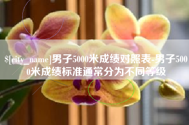 北京男子5000米成绩对照表-男子5000米成绩标准通常分为不同等级