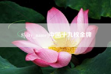 北京中国十九枚金牌