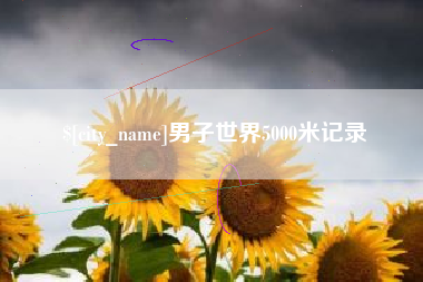 北京男子世界5000米记录