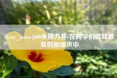 北京600米接力赛-在同学们震耳欲聋的加油声中