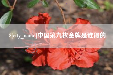 北京中国第九枚金牌是谁得的
