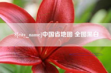 北京中国省地图 全图黑白