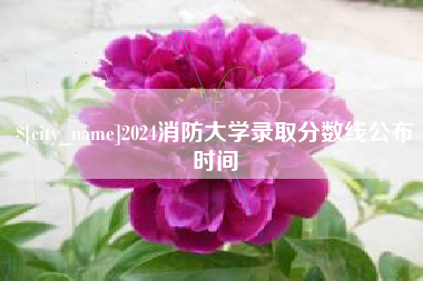 北京2024消防大学录取分数线公布时间