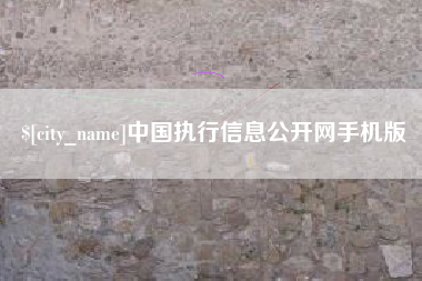 北京中国执行信息公开网手机版