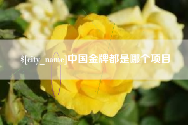 北京中国金牌都是哪个项目