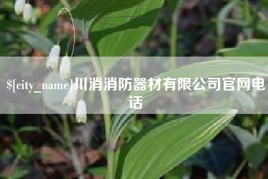 北京川消消防器材有限公司官网电话