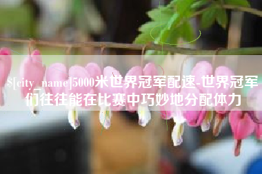 北京5000米世界冠军配速-世界冠军们往往能在比赛中巧妙地分配体力