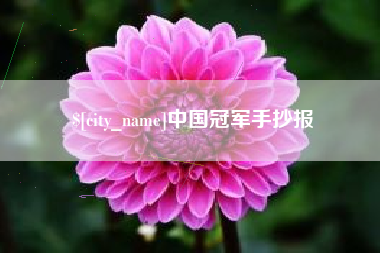 北京中国冠军手抄报