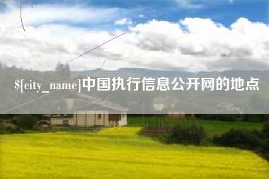 北京中国执行信息公开网的地点