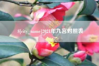 北京2021年九宫对照表