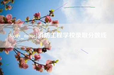 北京消防工程学校录取分数线