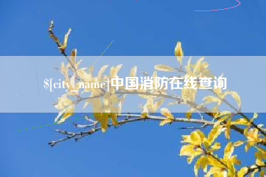 北京中国消防在线查询