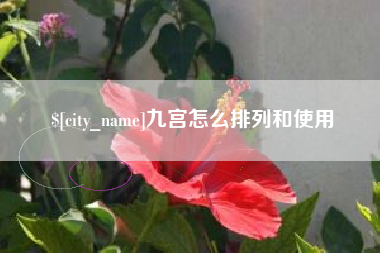 北京九宫怎么排列和使用