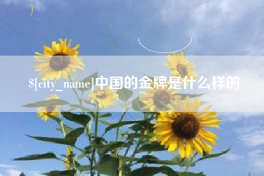 北京中国的金牌是什么样的